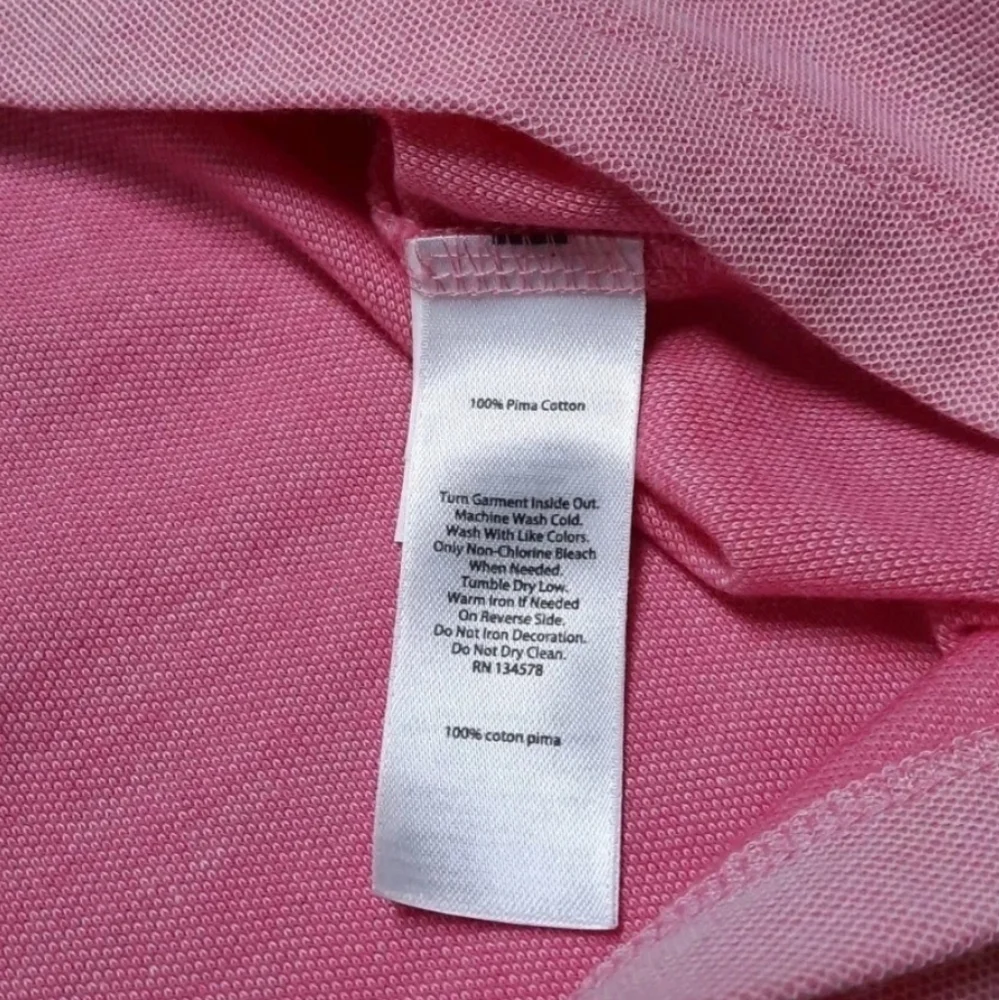 Vineyard Vines Classic Fit Polo Pink 100% Cotton Size XXL 2XL Mens - Picture 5 of 6